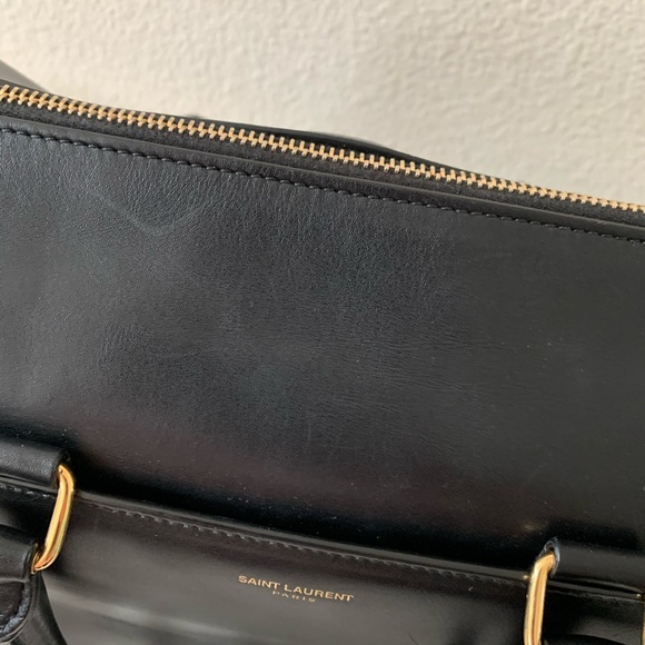 Saint Laurent Black Duffle Bag. - Picture 4 of 7